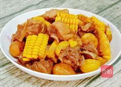 板栗玉米烧鸭的做法图解20