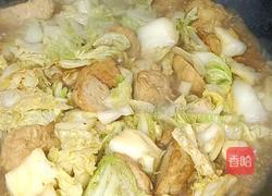 白菜炖肉圆子的做法图解8