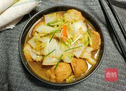 白菜炖肉圆子的做法图解12