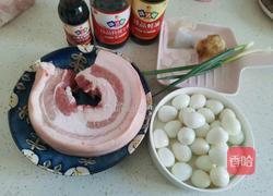 鹌鹑蛋红烧肉的做法图解1