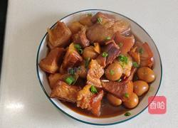 鹌鹑蛋红烧肉的做法图解10