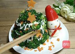西兰花土豆泥圣诞树的做法图解11