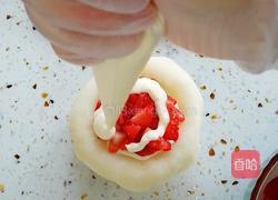 草莓大福 小雪人的做法图解3