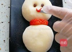 草莓大福 小雪人的做法图解9