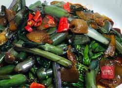 腊肉炒菜苔的做法图解7