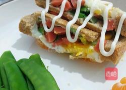 煎鸡蛋吐司片的做法图解6