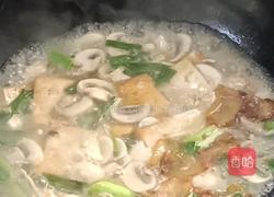 口蘑腊味豆腐的做法图解9