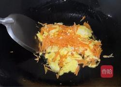 包菜胡萝卜炒鸡蛋的做法图解4