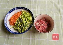 蒜苔肉丝 的做法图解2