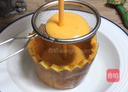 南瓜蒸鸡蛋的做法图解5