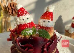 福袋雪人蛋糕的做法图解9