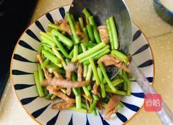 蒜苔炒肉丝的做法图解10