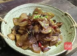 酱油肉炒萝卜片的做法图解9