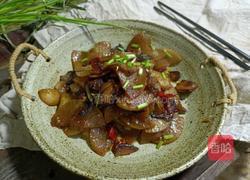 酱油肉炒萝卜片的做法图解11