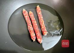 尖椒炒腊肠的做法图解2
