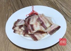 腊肉炒莴笋的做法图解1