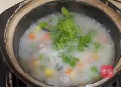 烤肠皮蛋粥的做法图解6