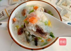 烤肠皮蛋粥的做法图解10