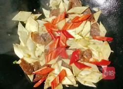 茭白炒腊肠的做法图解8