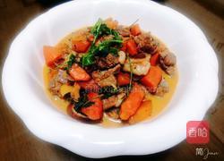 胡萝卜烧羊肉的做法图解9