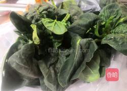 粉丝鸡蛋拌菠菜的做法图解1