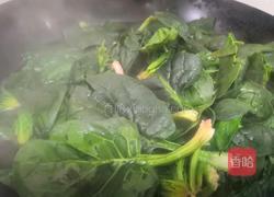 粉丝鸡蛋拌菠菜的做法图解2