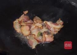 豆干炒腊肉的做法图解4