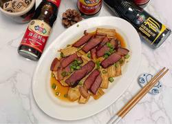 腐竹蒸腊肉