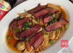 腐竹蒸腊肉的做法图解8