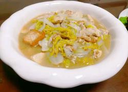 娃娃菜烧豆腐