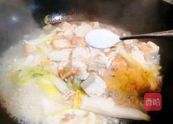 娃娃菜烧豆腐的做法图解5
