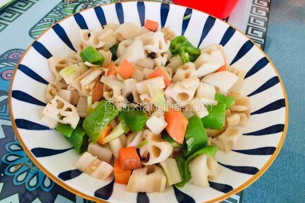 节日热菜——清炒藕丁