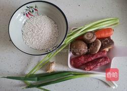 腊肠糯米饭的做法图解1