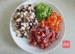 腊肠糯米饭的做法图解3