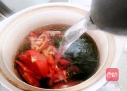 海带柿子蛋花汤的做法图解4