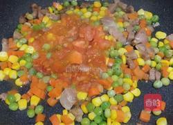 柿柿如意番茄饭的做法图解5