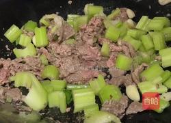 西芹炒牛肉的做法图解6