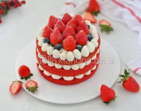 紅絲絨裸蛋糕
