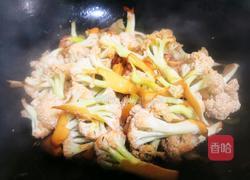菜花炒肉的做法图解8