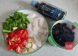 山药炒木耳的做法图解1