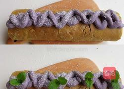 抹茶芋泥卷的做法图解11