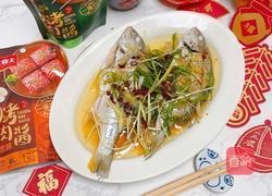 葱香蒸鱼的做法图解10