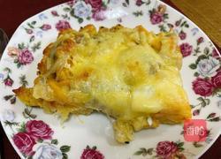 馒头丁水果披萨的做法图解8