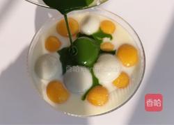 抹茶牛奶汤圆的做法图解7