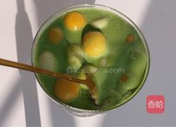 抹茶牛奶汤圆的做法图解8