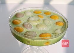 抹茶牛奶汤圆的做法图解9
