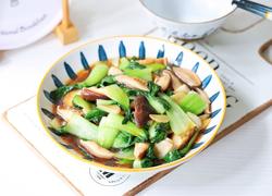 香菇炒油菜