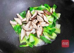 香菇炒油菜的做法图解7