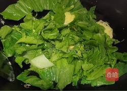 芥菜炒鸡蛋的做法图解4