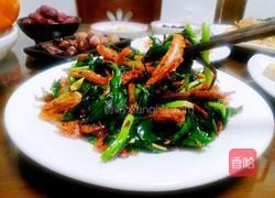 韭菜炒河虾的做法图解7